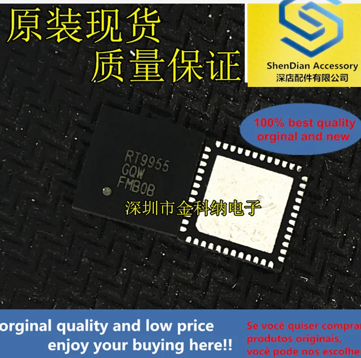 

10pcs only orginal new RT9955 RT9955GQW LCD chip IC SMD QFN48 genuine