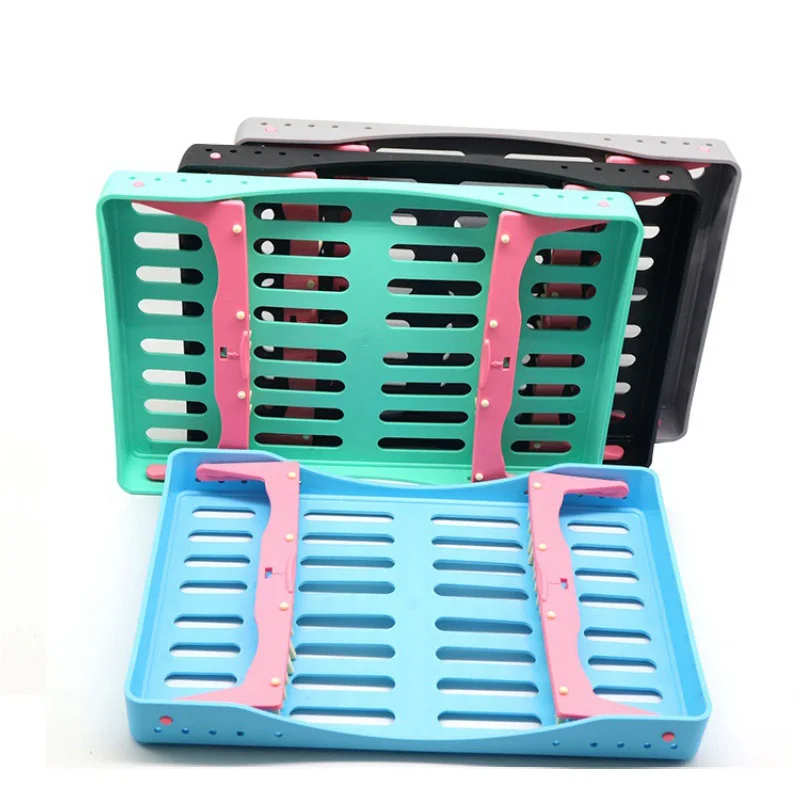 

5/10 Holders Dental Tools Disinfection Sterilization Boxes Rack Surgical Storage Box Placement Cassette for Instrument