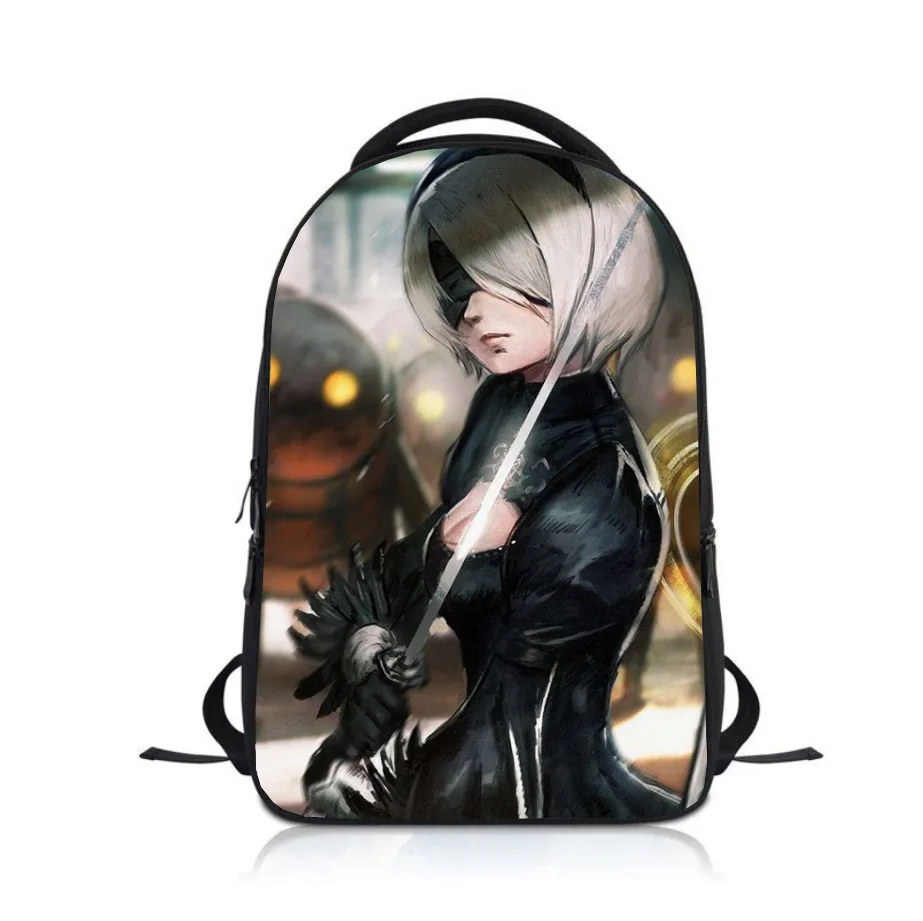 Anime Nierautomata Studenten Rugzak Schooltas Kinderen Cartoon Knapzak Jongens Meisjes Rugzak Kids Boekentas Satchel