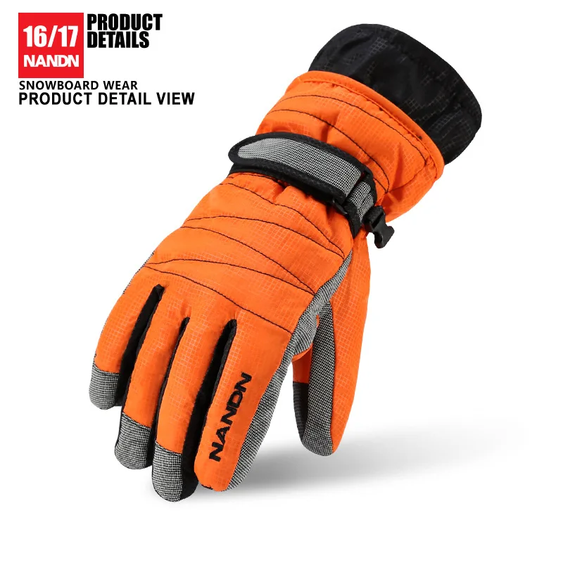 Winter Warm Mountain Snowboard Ski Gloves men women Cold Snow Skiing Mittens Waterproof Snowmobile Handschoemen Air+ 5002