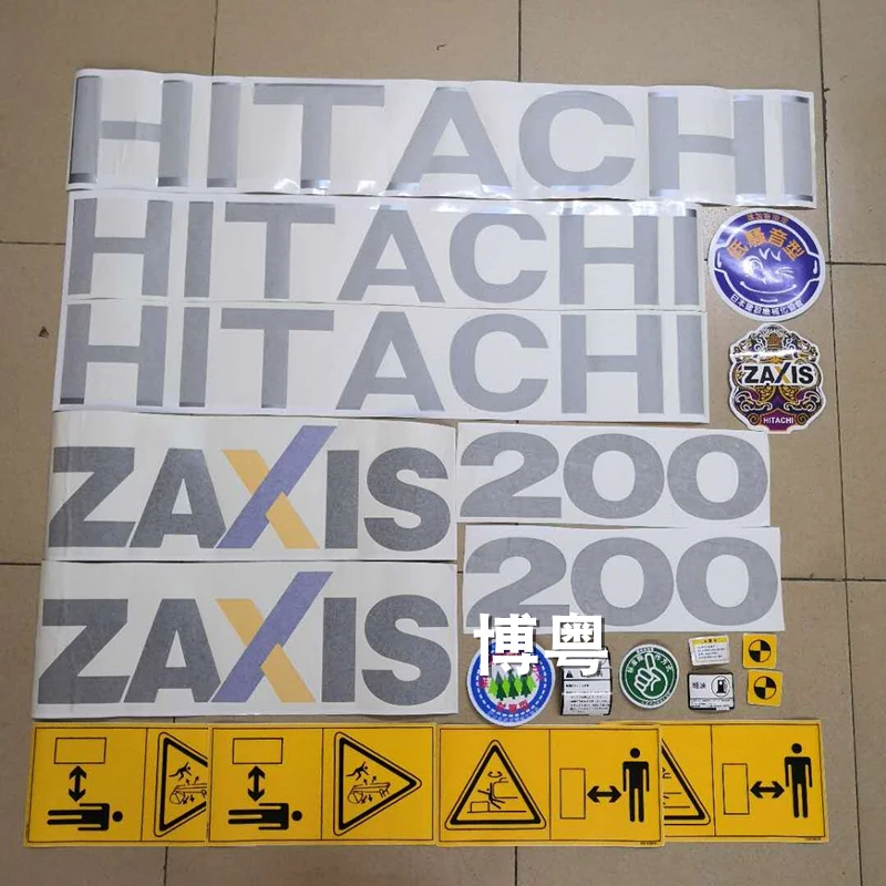 

For Hitachi ZAXIS60 70 80 90 120 200 210 240 300 360-5A-5G Full car sticker Model sticker LOGO