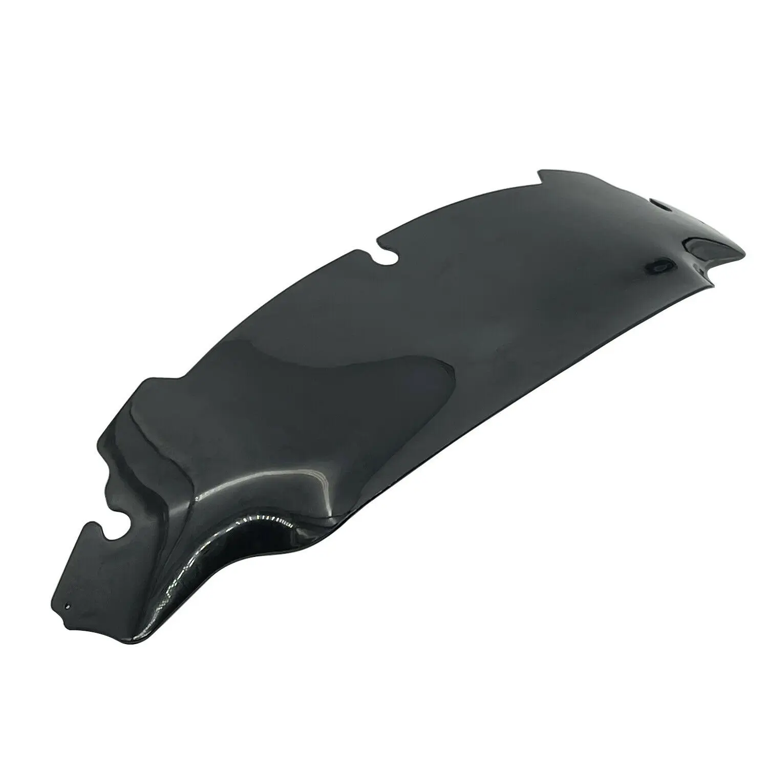 5" Black Wave Windshield Windscreen For Harley Touring Street Electra Glide Ultra Limited FLHT 2014-2021 - Image 3