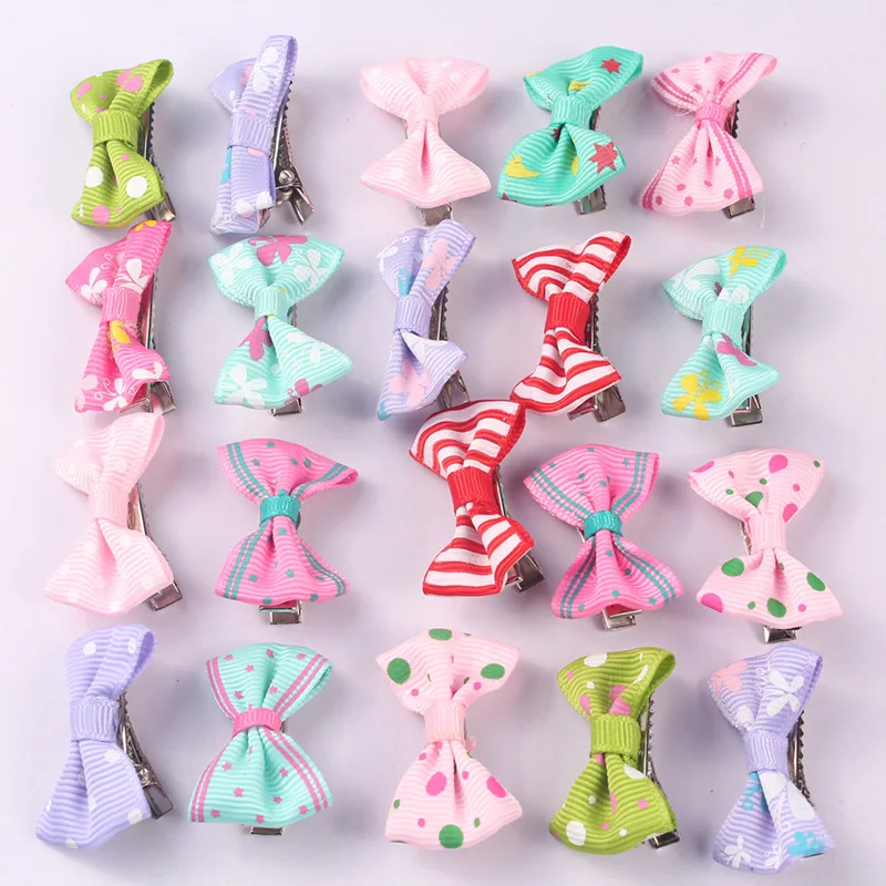 10pcs/lot Lovely Hair Clips Cartoon Hairpins Candy Color Hair Bows Girl Kids Children Hair Accessories Cute Gifts