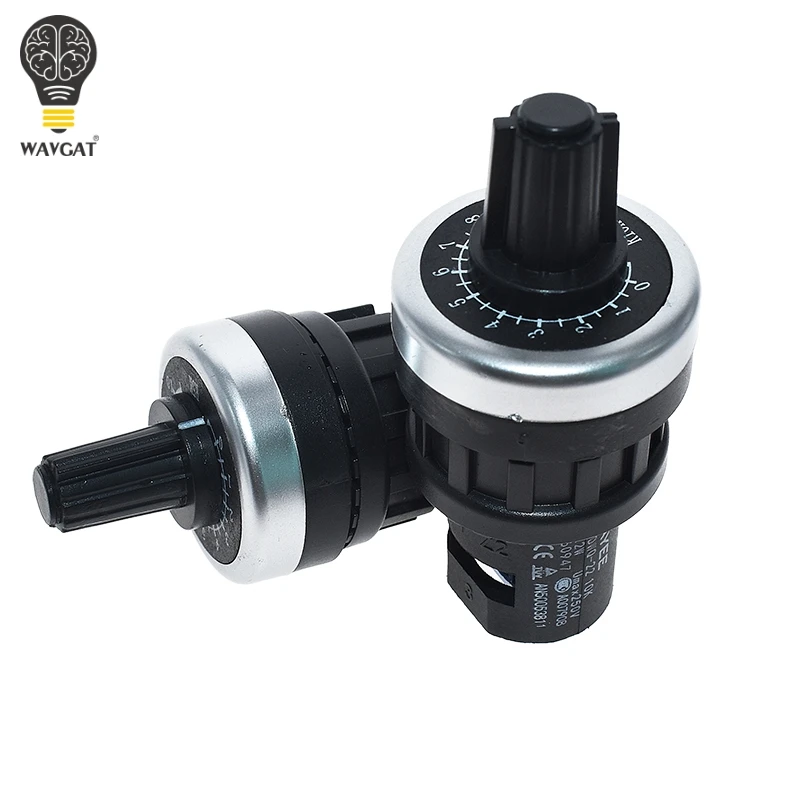 LA42DWQ-22 1K 2K 5K 10K 22mm diametro pentole potenziometro rotativo convertitore regolatore Inverter interruttore di resistenza