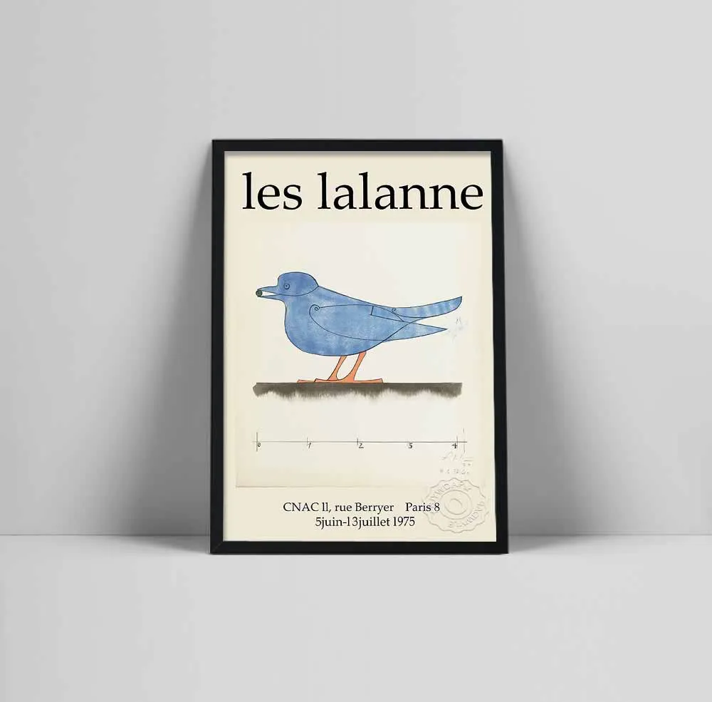 Les Lalanne bird poster, Lalanne Exhibition poster, Les Lalanne, Lalanne exhibition art, Bird art poster