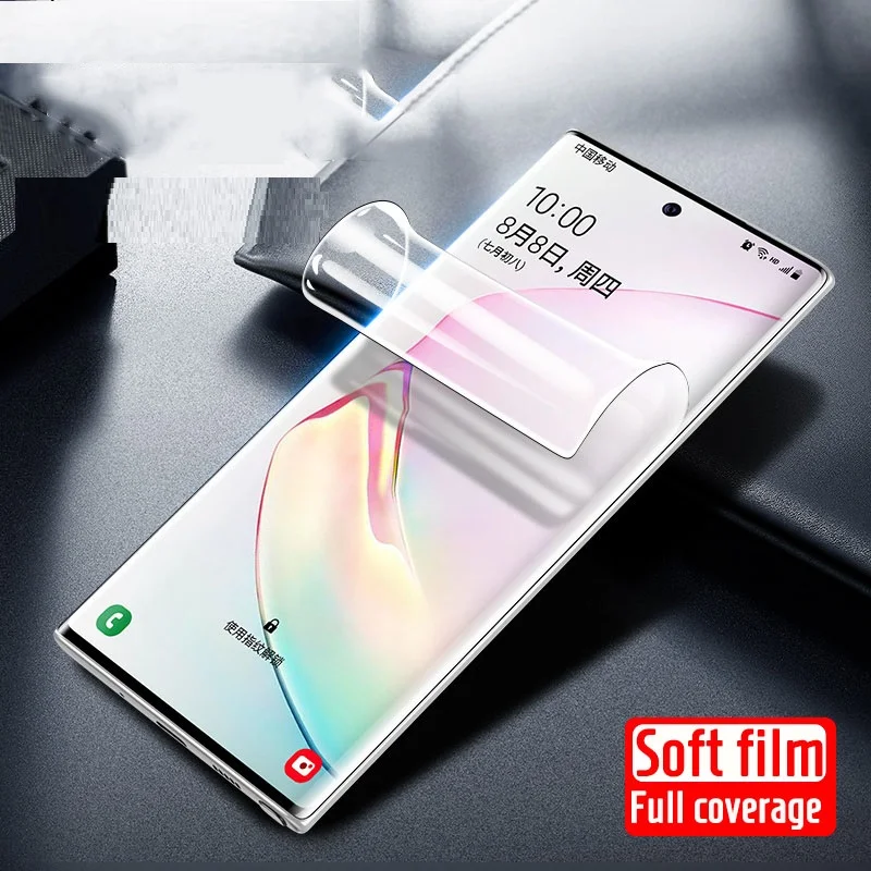 

30D Curved Soft Hydrogel Film For VIVO X27 Pro Screen Protector Full Cover Protective Film Not Tempered Glass