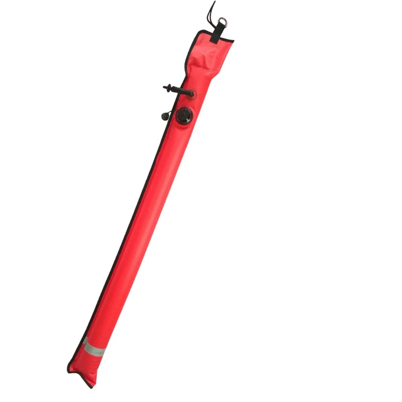 

1 м Дайвинг надувные SMB поверхности маркер сигнала буй видимость поплавок трубка сигнала колбасы