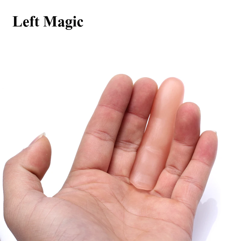 1pcs Fake Finger Sixth Middle Finger Appearing And Vanishing Magic Tricks Illusion Magician Prop Juegos De Magia Kids Toy C2050