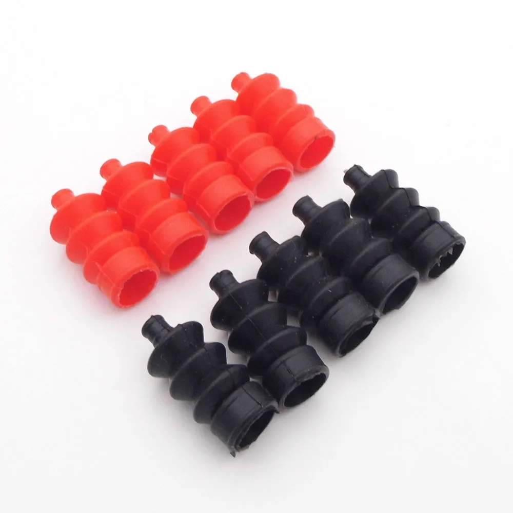 5PCS 1.8-3mm Linkage Waterproof Rubber Bellow Radio Box Sleeve for RC Boat Marine Yacht Shrimp Boat