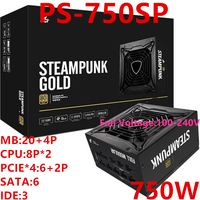 New Original PSU For 1Stplayer Steampunk RTX2080 80PLUS Gold Full Module Dual CPU Power Supply 750W Power Supply PS-750SP