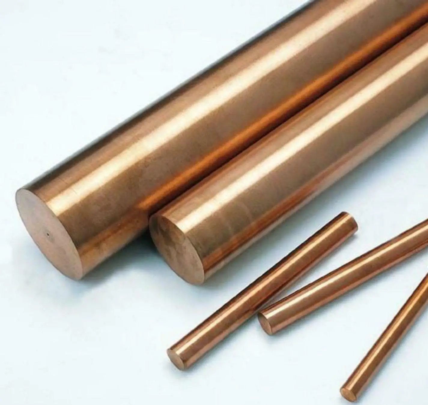 Copper Rod Length 250mm  500mm Diameter 2/3/4/5/6/7/8/9/10/12mm Brass Stick T2 Copper Bar DIY Dropshipping