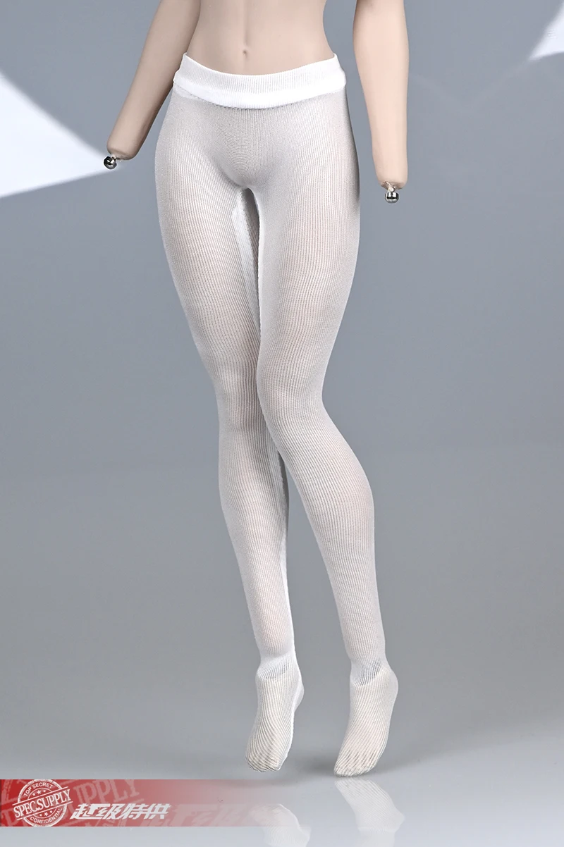 1/6หญิงเสื้อผ้า Sext Pantyhose ดูผ่านถุงน่องสีขาวถุงน่อง12นิ้ว TBLeague JIAOU ตุ๊กตารูปตุ๊กตา