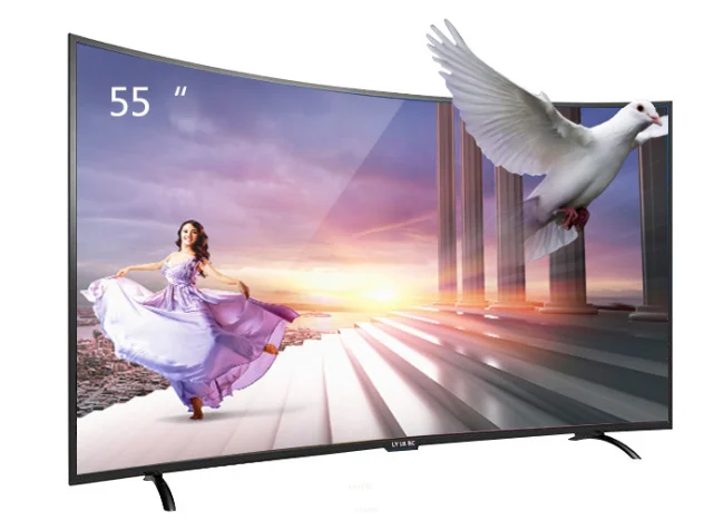 

55''60'' 65'' inch curved screen led TV android OS youtube led wifi smart television TV