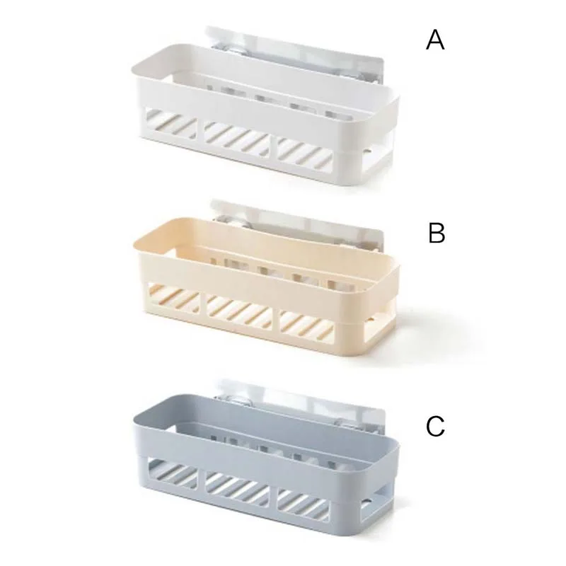 Bathroom Storage Rack, Self Adhesive Shelf, Kitchen Wall Corner Organizer, Seasoning Bottles Holder, Home Organization