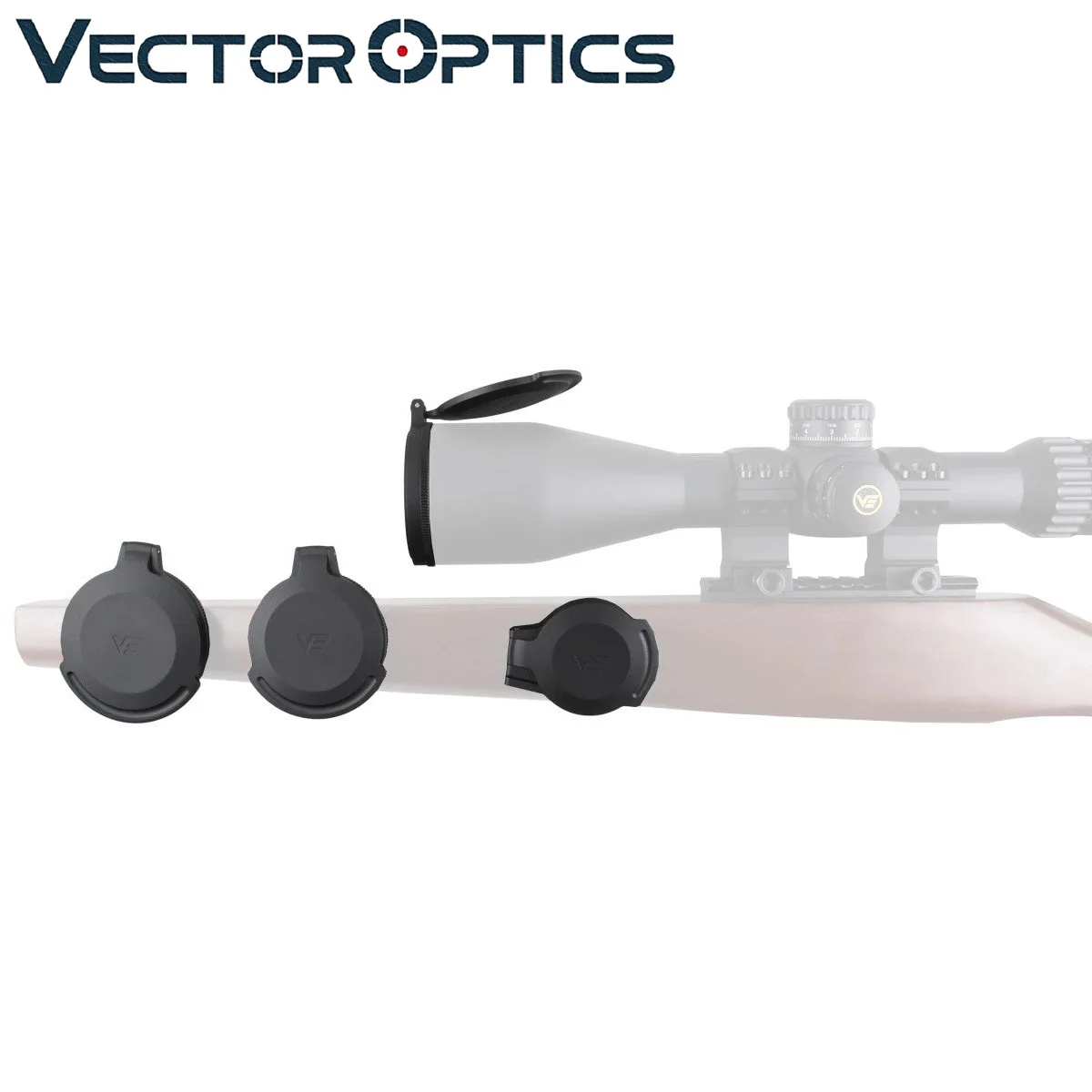 Vector Optics Continental Riflescope Objective Lens Aluminum Alloy Protection For 50/56mm Objective Lens 3-18X50/4-24X56/5-30X56