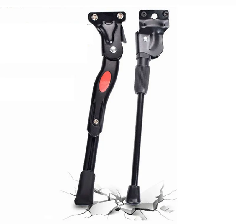 Bike Kickstand,Adjustable Aluminum Alloy Steel , Parking Stable Support, Side Stand, Two Holes, MTB Bike, High Quality