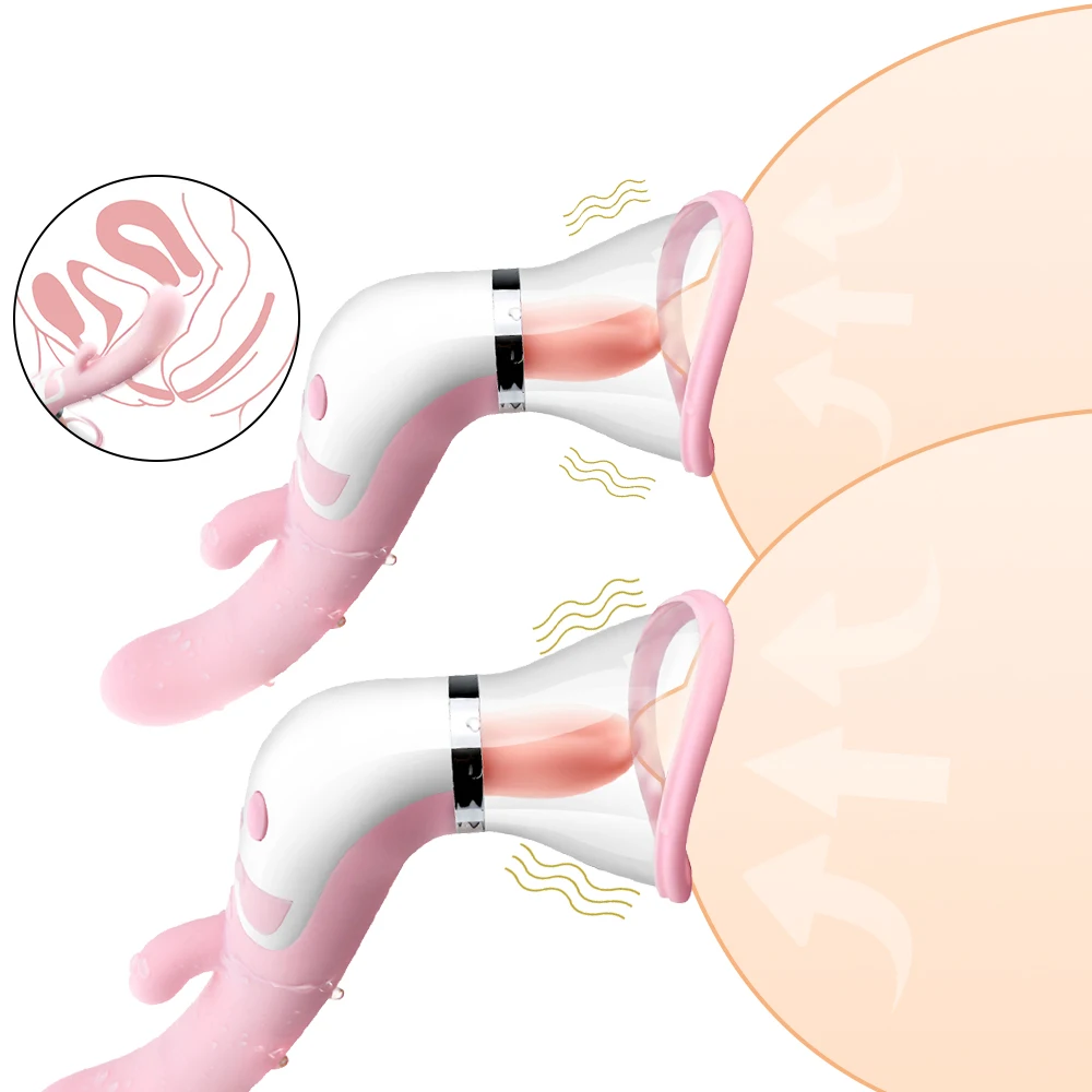 Стимулятор клитора, большой язык, вибрирующий всасывающий фаллоимитатор, вибратор, оральный лижущий вагинальный минет, стимулятор сосков