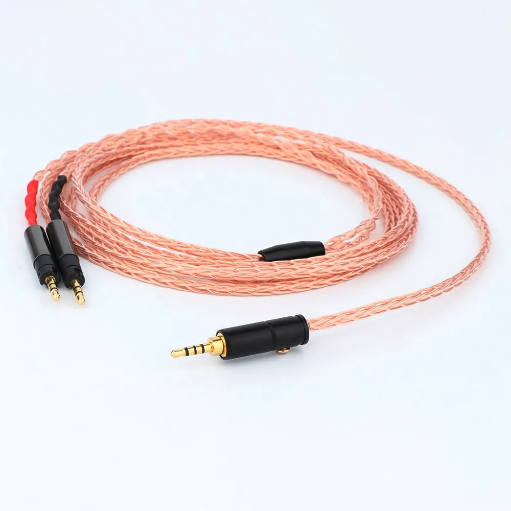 16 Core Single crystal copper Headphone Cable For ATH-R70x XLR 4.4mm 3.5mm 2.5mm 2m 3m Upgrade Balanced Cable