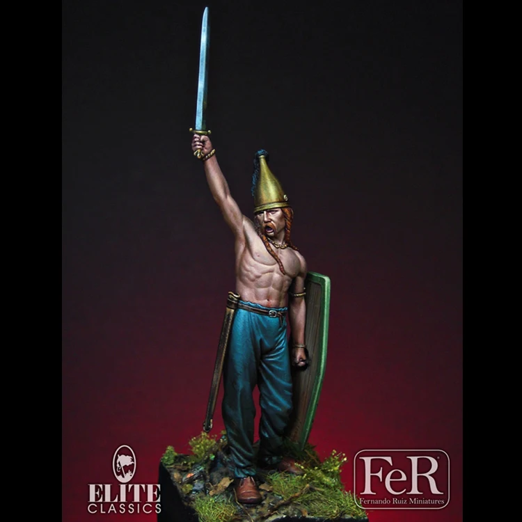 1/32  CelticWarrior 3rd Century B. C. Resin kit Figure GK Uncoated No colour