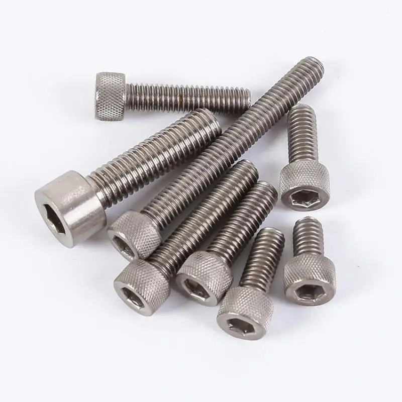 5 pezzi lunghezza 6mm-50mm viti a testa esagonale in titanio M3 M4 M5 M6 M8
