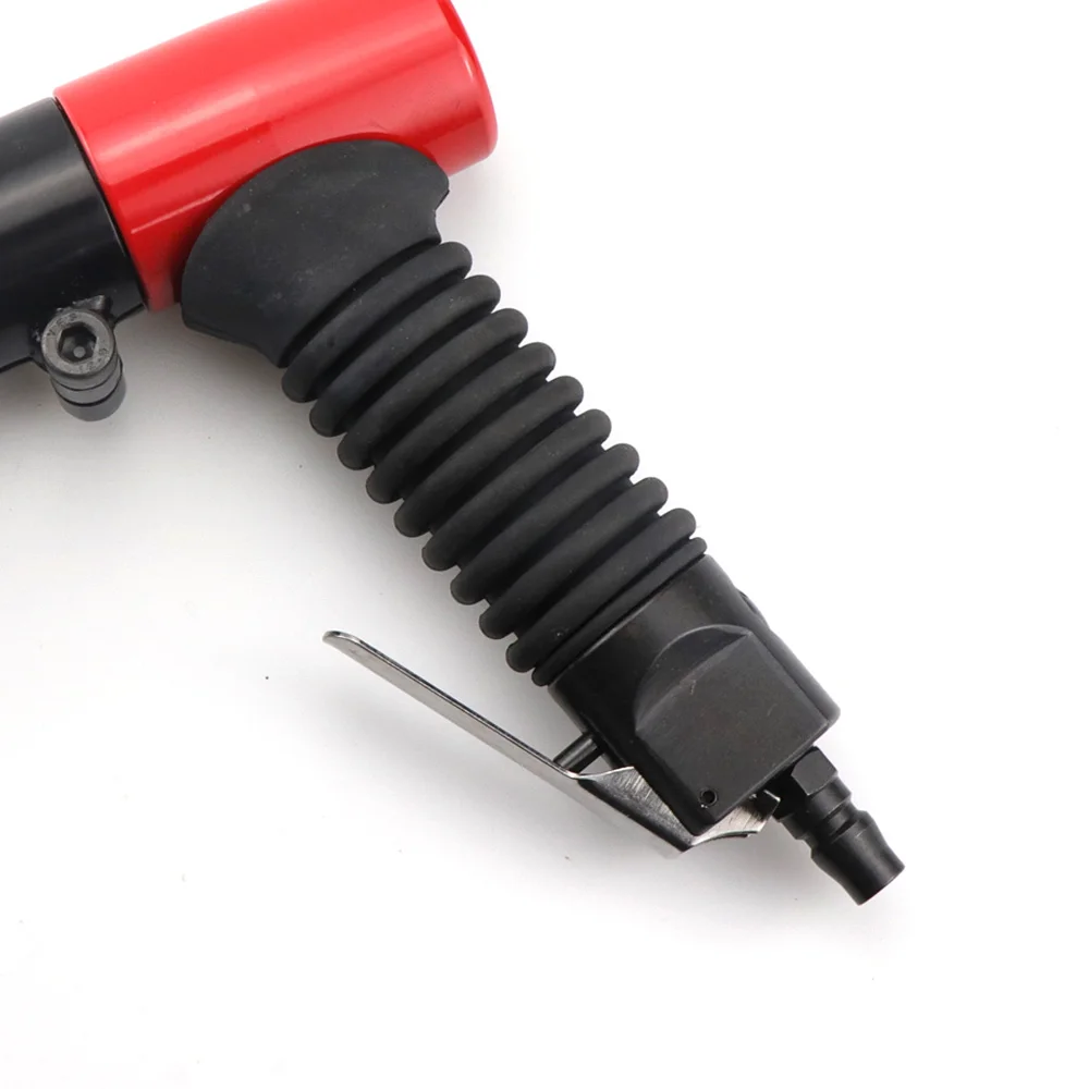 HIFESON Pneumatic Metal Gun-shaped Air Rust Removal Lacquer 19PCS 3mm Round Head Steel Needle Standard/Strong Version