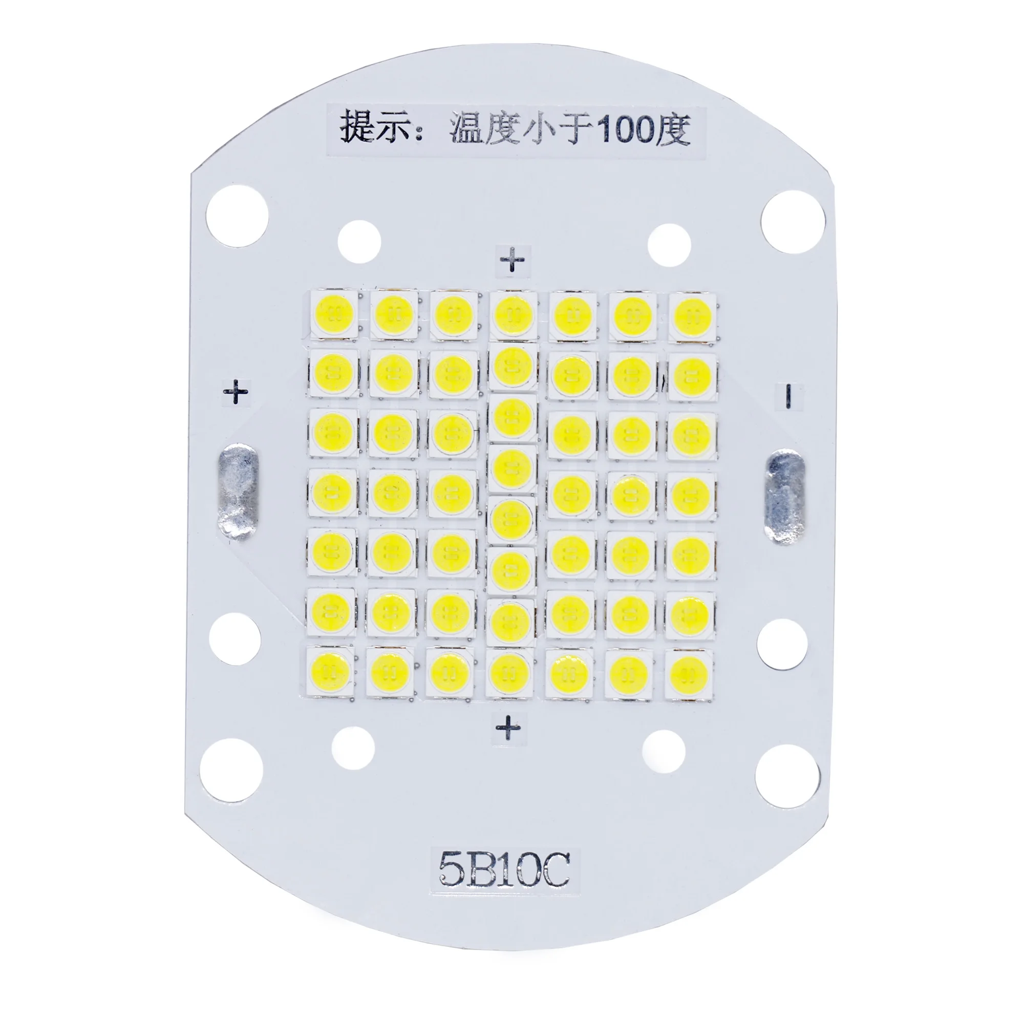 Imagem -03 - Díodos Refletores 50w Alta Potência Led 3030 Smd 3034v 6500k Branco Iluminação