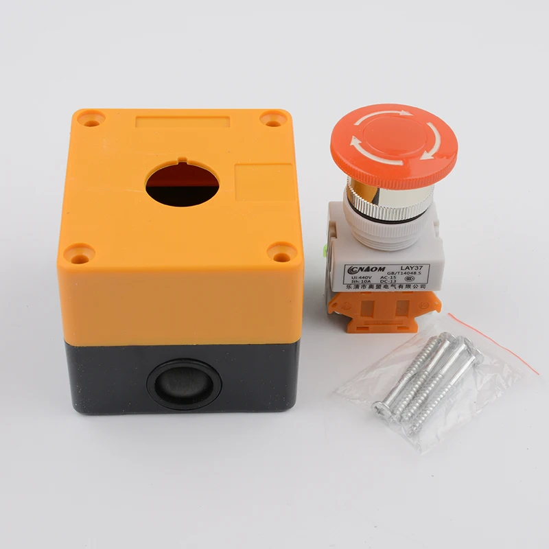 Free shipping make for LAY 7-11 ZS Elevator Cargo Ladder Lift Safety Stop button Switch box Rain emergency stop