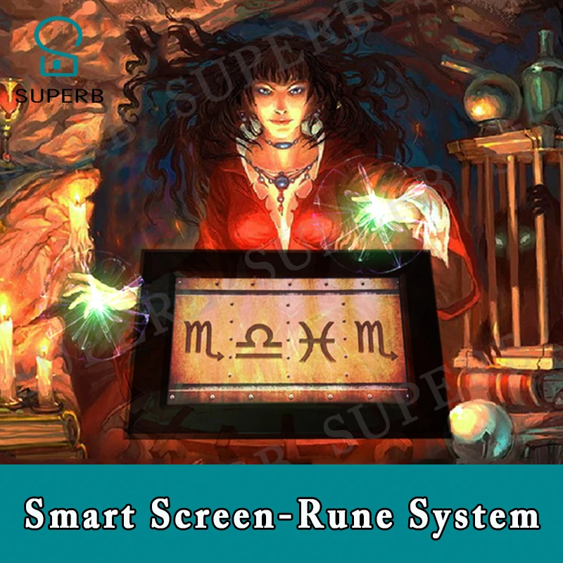 Escape spiel smart bildschirm rune prop rune system Ägypten Rune einstellen 4 Runes zu unclock escape zimmer rune requisiten 1987 superb neue prop