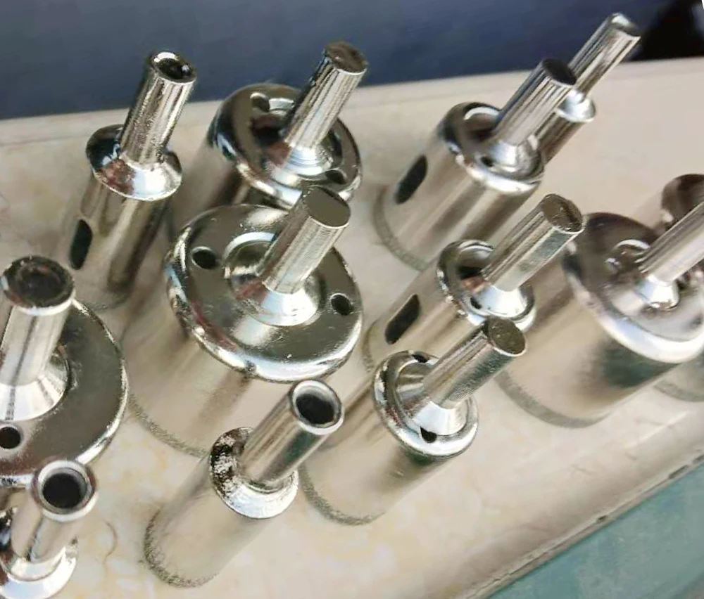 15pcs Hige qualità Del Diamante Punta del trapano Set Utilizzare Per Mattonelle di Marmo di vetro Granito Nucleo Foro Seghe Punta del trapano s trapano elettrico strumento