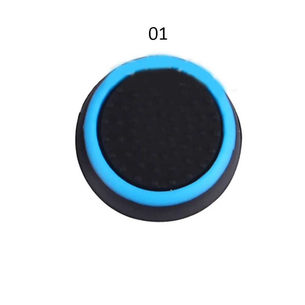 2pcs Silicone Analog Thumb Stick Grips Cover for Playstation 4 PS4 Pro Slim Thumbstick JoyStick Rubber Silicone Caps