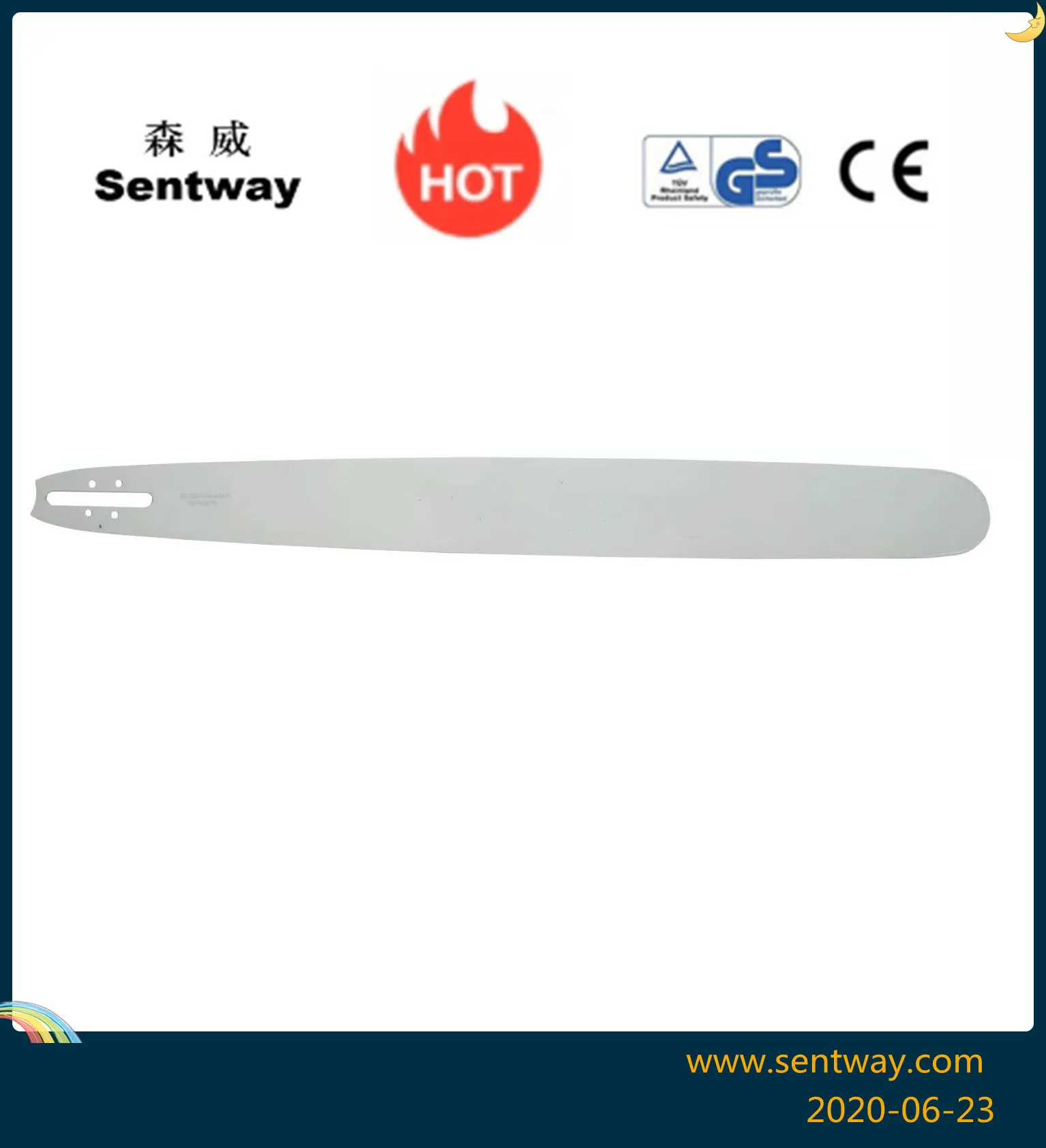 42 inch 404  124 drink links  guide bar for ms070 gasoline chain saw  spare parts   good quality