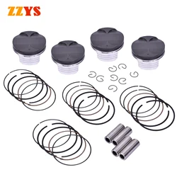For Honda CBR954 MV9 CBR1000 2004-2007 CBR 1000 954 75mm 75.25mm 75.5mm 75.75mm 76mm STD +25 +50 +75 Motorcycle Piston Rings Kit