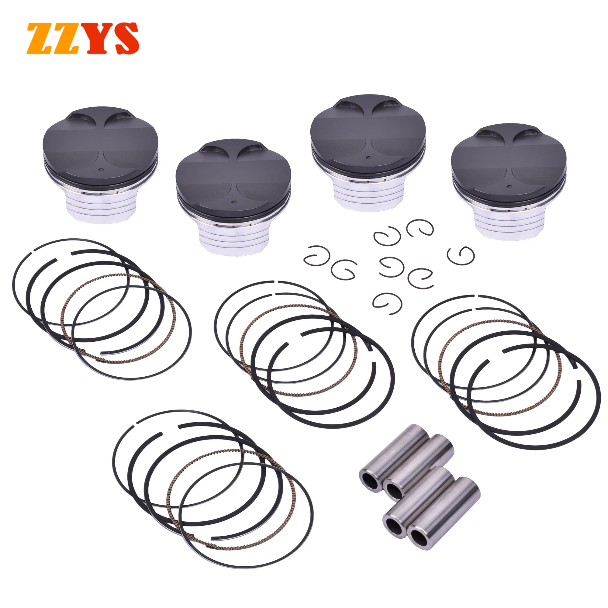 For Honda CBR954 MV9 CBR1000 2004-2007 CBR 1000 954 75mm 75.25mm 75.5mm 75.75mm 76mm STD +25 +50 +75 Motorcycle Piston Rings Kit