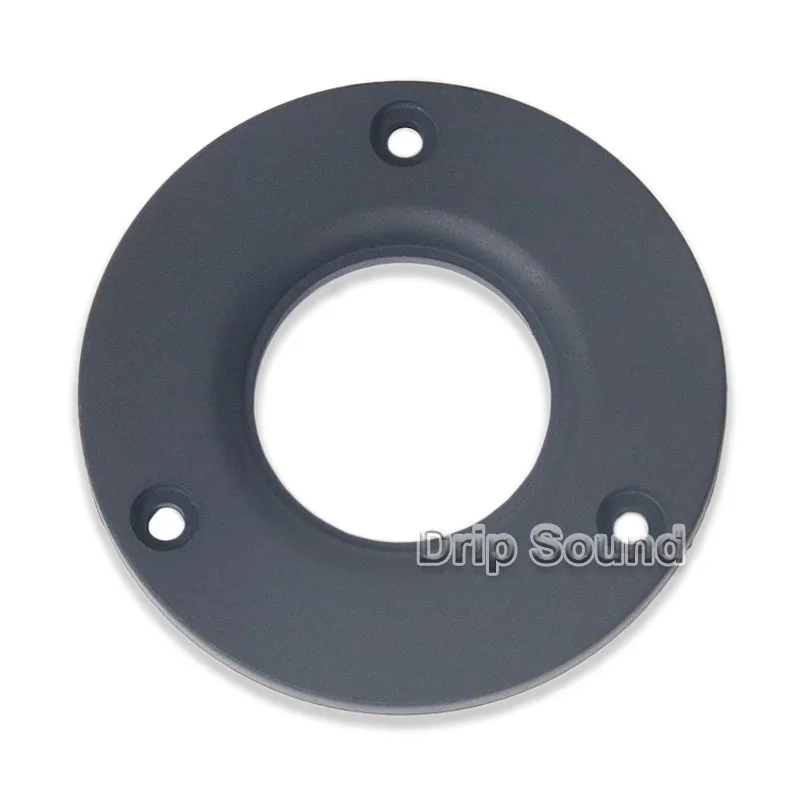 OD74mm 34mm Крышка твитера с внутренним отверстием Декоративная круглая фиксированная пластина динамика # Черный/Серебристый