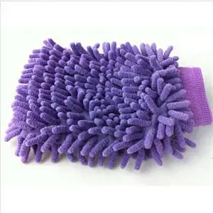 1 pc Car Cleaning Glove Towel Double Sided Mitt Microfiber Car Auto Dust Washing Cleaning Glove Towel Household Cleaning Tools