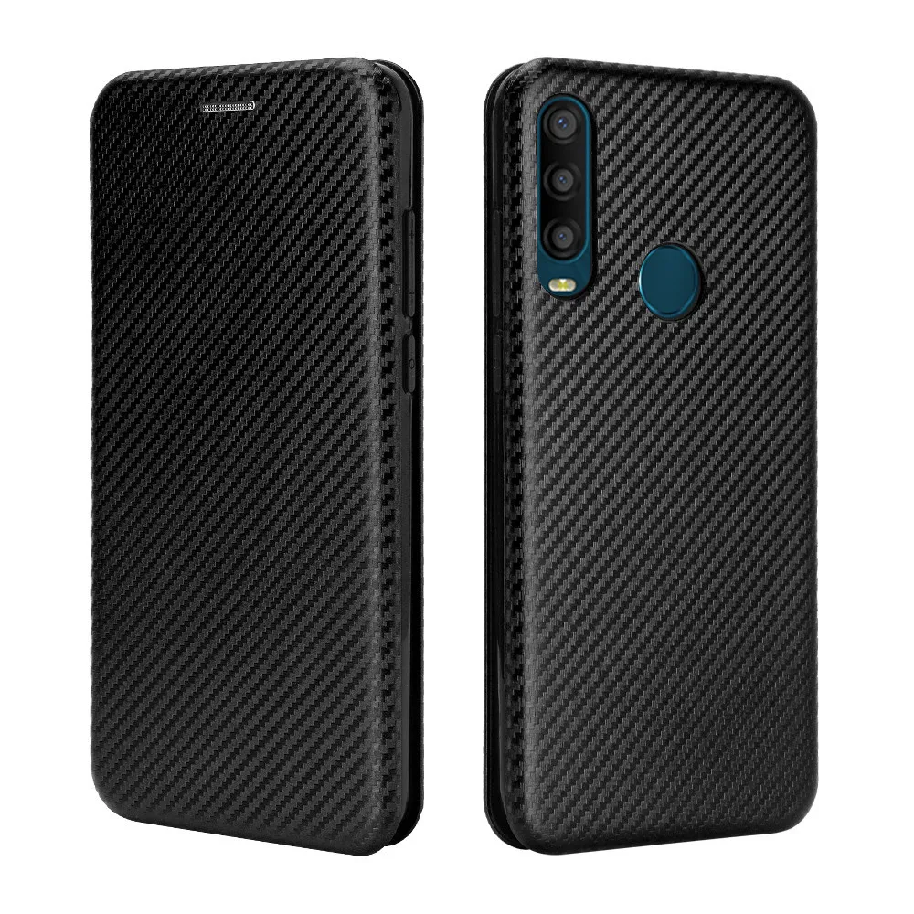 Fashion Flip Carbon ShockProof Wallet Magnetic Leather Cover Case For Alcatel 1SE 2020 1 SE Alcatel1SE Phone Bags