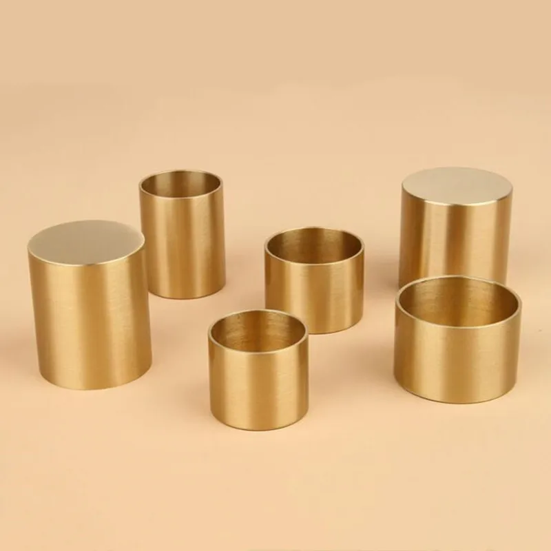 New Brass Pure Copper Foot Cover Furniture Pure Copper Modern Mahogany Furniture Foot Cushion Chair  Hardware