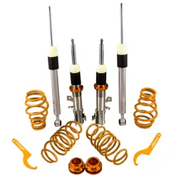 Adjustable Height Coilovers For Ford Fiesta MK7 VII MK6 VI JA8 Shock Absorbers Shock Spring Lowering Shock Spring Coilovers