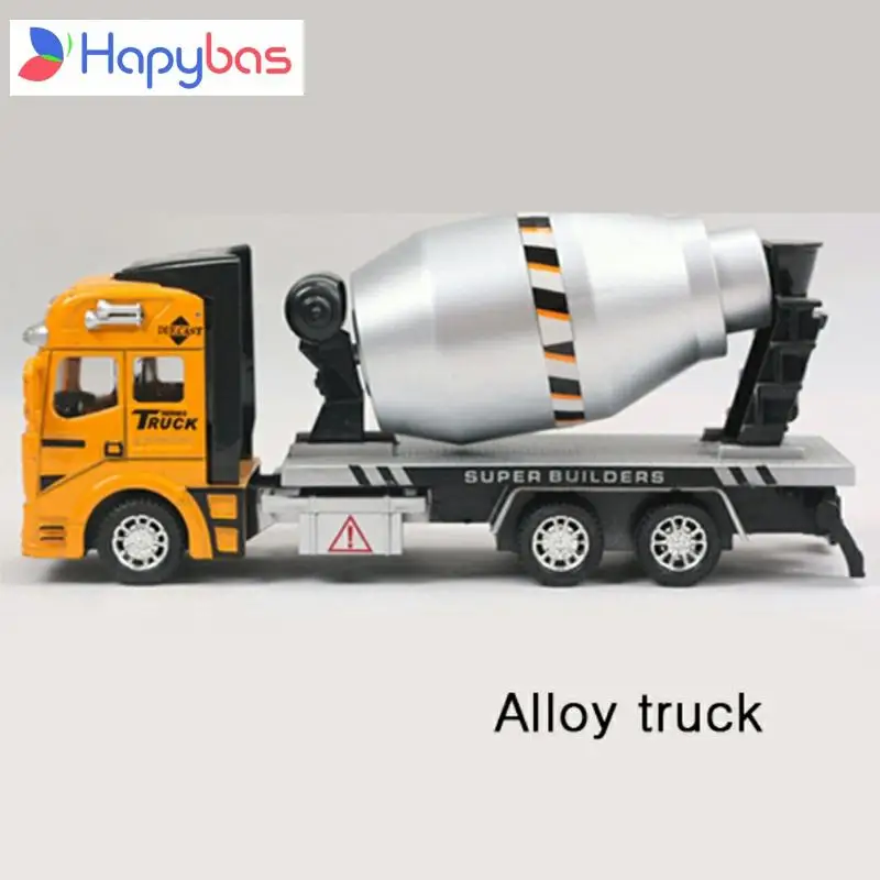 

Pull Back Model Car Transport Truck Alloy Metal Cement tanker alloy truck model children gift educational toy