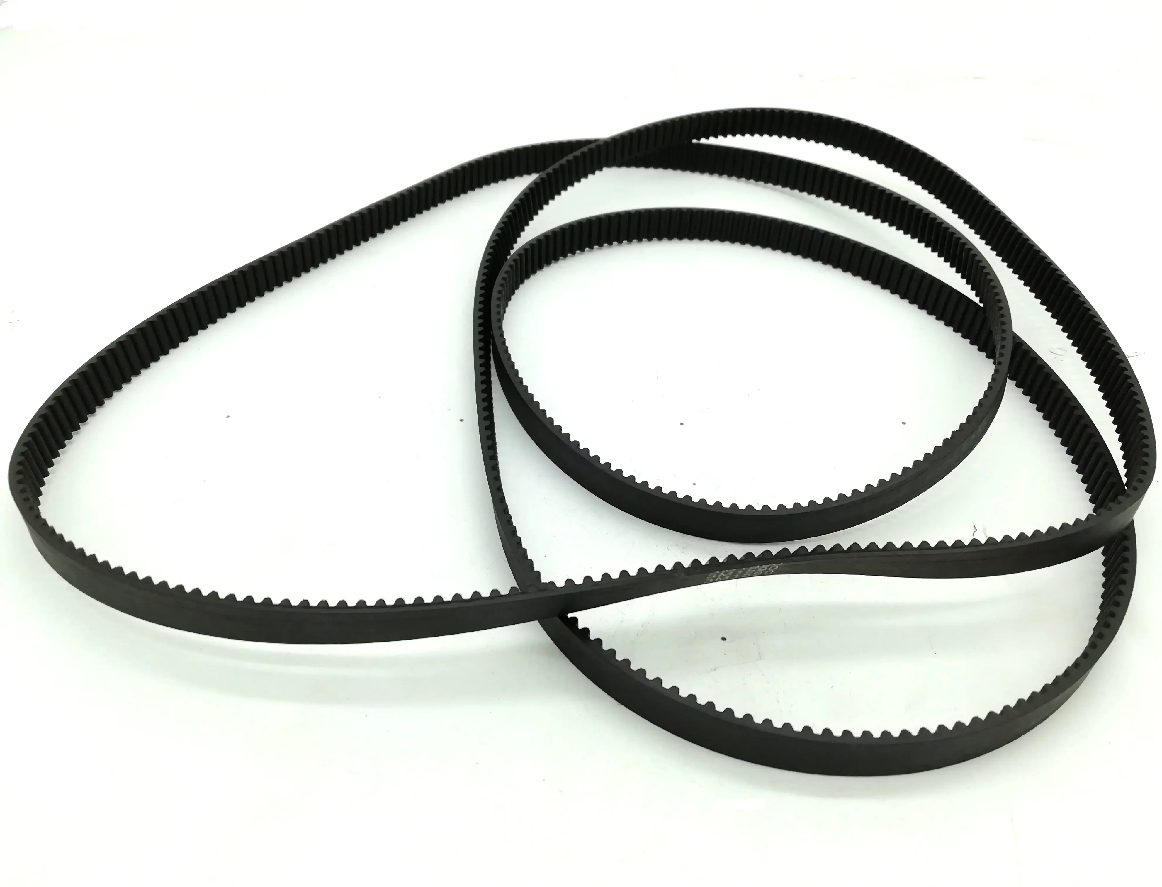 HTD 3M Tak Berujung Timing Belt 1590Mm Panjang 9Mm Lebar Karet Neoprene dengan Fiberglass Diperkuat 1590-3M-9