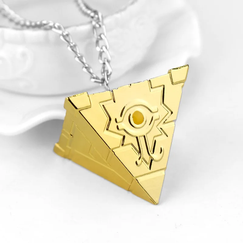 Anime Yu-Gi-Oh Necklace YGO Millenium Puzzle YuGiOh Yugi Millennium Pendant Necklace for Women and Men Jewelry Accessories