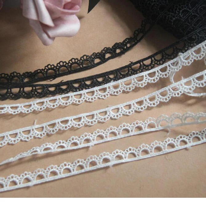 1yard Width:1.0cm Princess Crown Lace Hair Band Bracelet Lace for DIY Home Clothing Supplies (kk-866)