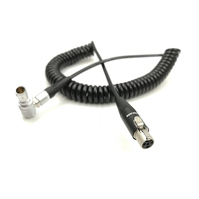 12V 2pin zu 4pin Mini XLR Female Power Kabel für ARRI zu TVlogic VFM-056W Monitor – Detail 4