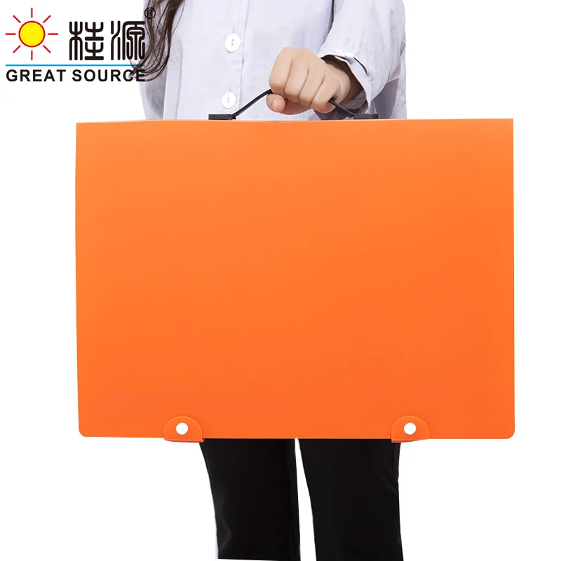 

MQQ 8K Display Folder With Handle Sketch Presentation Book 30 Transparent Pockets Candy Color 460*345mm(18.11"*13.58")(3PCS