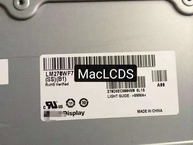 Imagem -06 - Nova 27 Polegadas Lm270wf7 Ssa1 Lm270wf7 Ssb1 Lm270wf7-ssb2 Lm270wf7-sse1 Lm270wf7-sse2 Lm270wf7-ssd1 d2 d3 Visor do Painel de Lcd