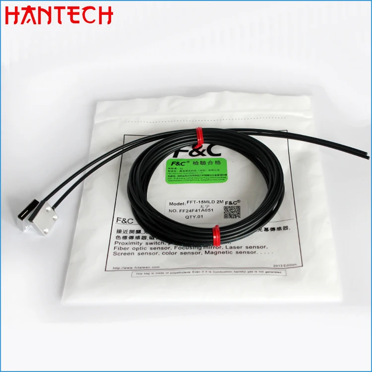 FFT-15MLD 5Mm * 500Mm Sensor Serat Optik Tampilan Samping Penginderaan Area