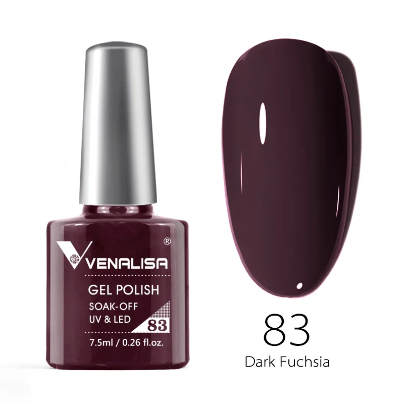Venalisa New Soak Off UV LED Nagelgelpoliermittel, vollständige Abdeckung, wunderschöne Farbe, Maniküre, Großhandel, langlebiger Farbgel-Lack