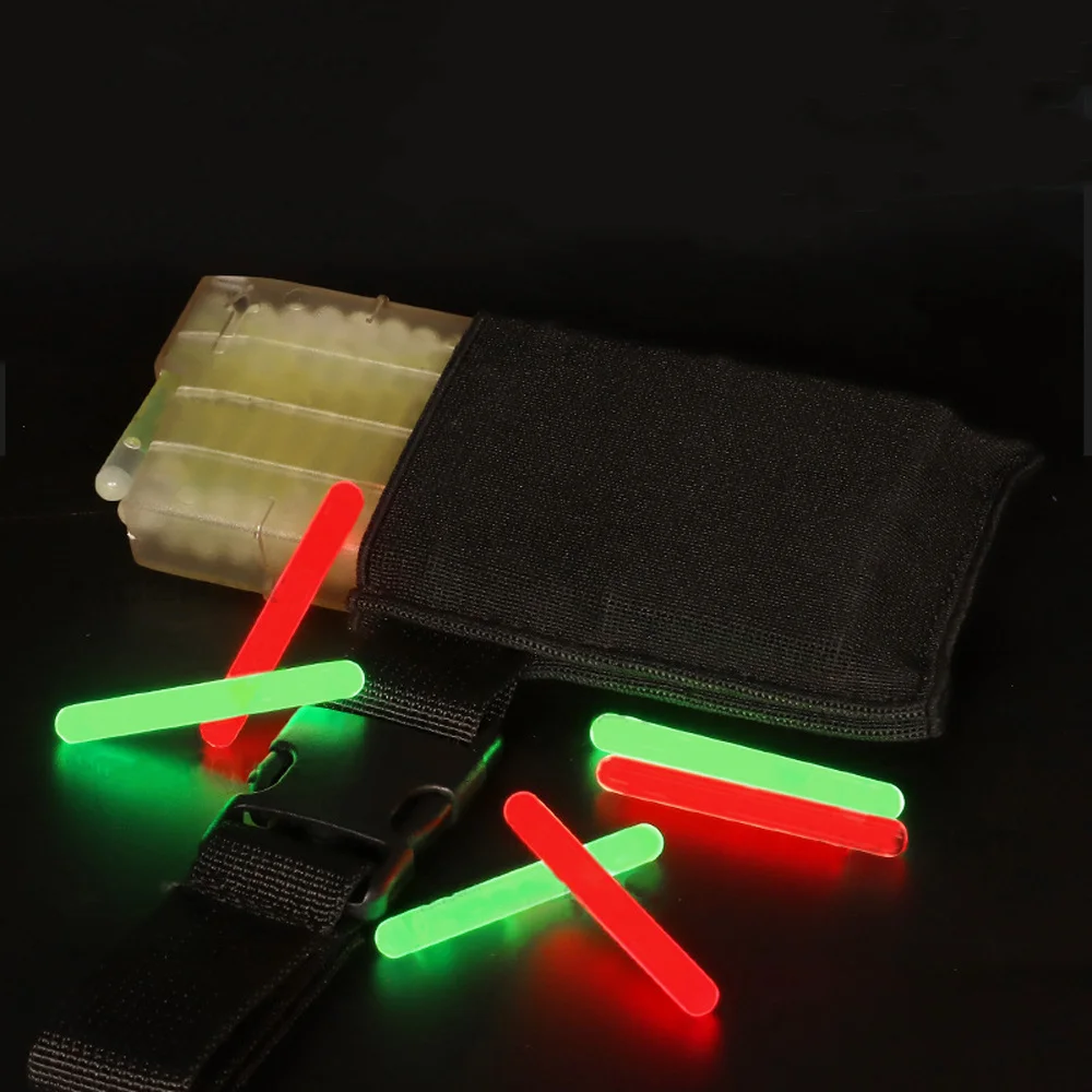 Fluorescence Glow Tactical Light Stick Rod Tip Green Red Lighting Emergency Luminous Safety Marking Signal Sticks AEG Paintball