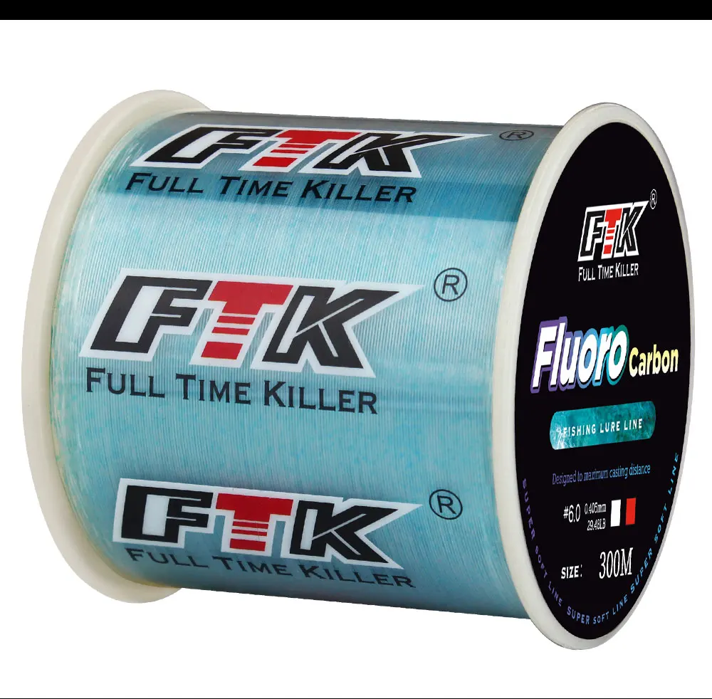 FTK Angelschnur 300m Unsichtbare Gefleckte Karpfen-Fluorocarbon-Schnur 0,20mm-0,50mm 4,13LB-34,32LB Extrem Starke Gefleckte Schnur Sinkend – Detail 15