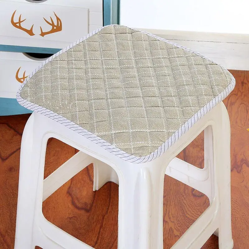 35 Square Chair Cushion 20 Colors quilted Soft Pad Breathable Bind Seat Cushion  Size 30*30cm Quilted Thicken Chair Cushion